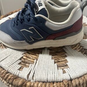 New Balance Kids' Blue and Red Sneakers